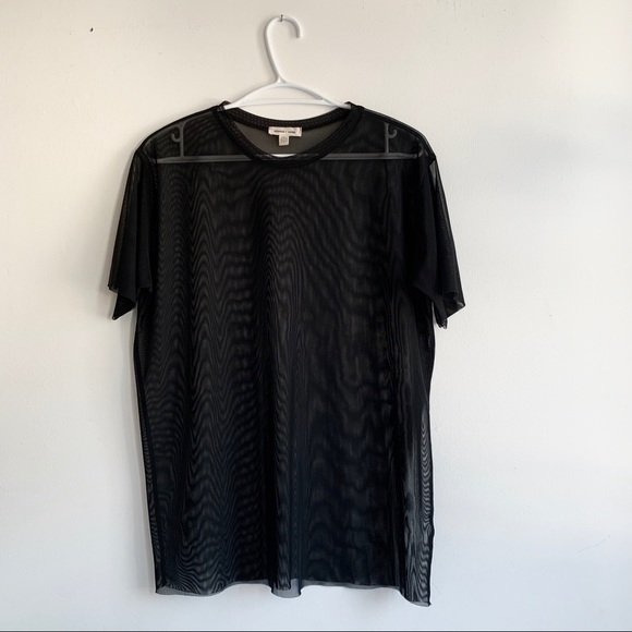 Oversized Transparent Black UO shirt - Picture 4 of 6